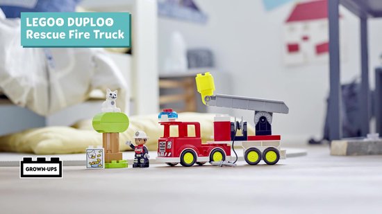 LEGO DUPLO Town 10969 Le Camion de Pompiers