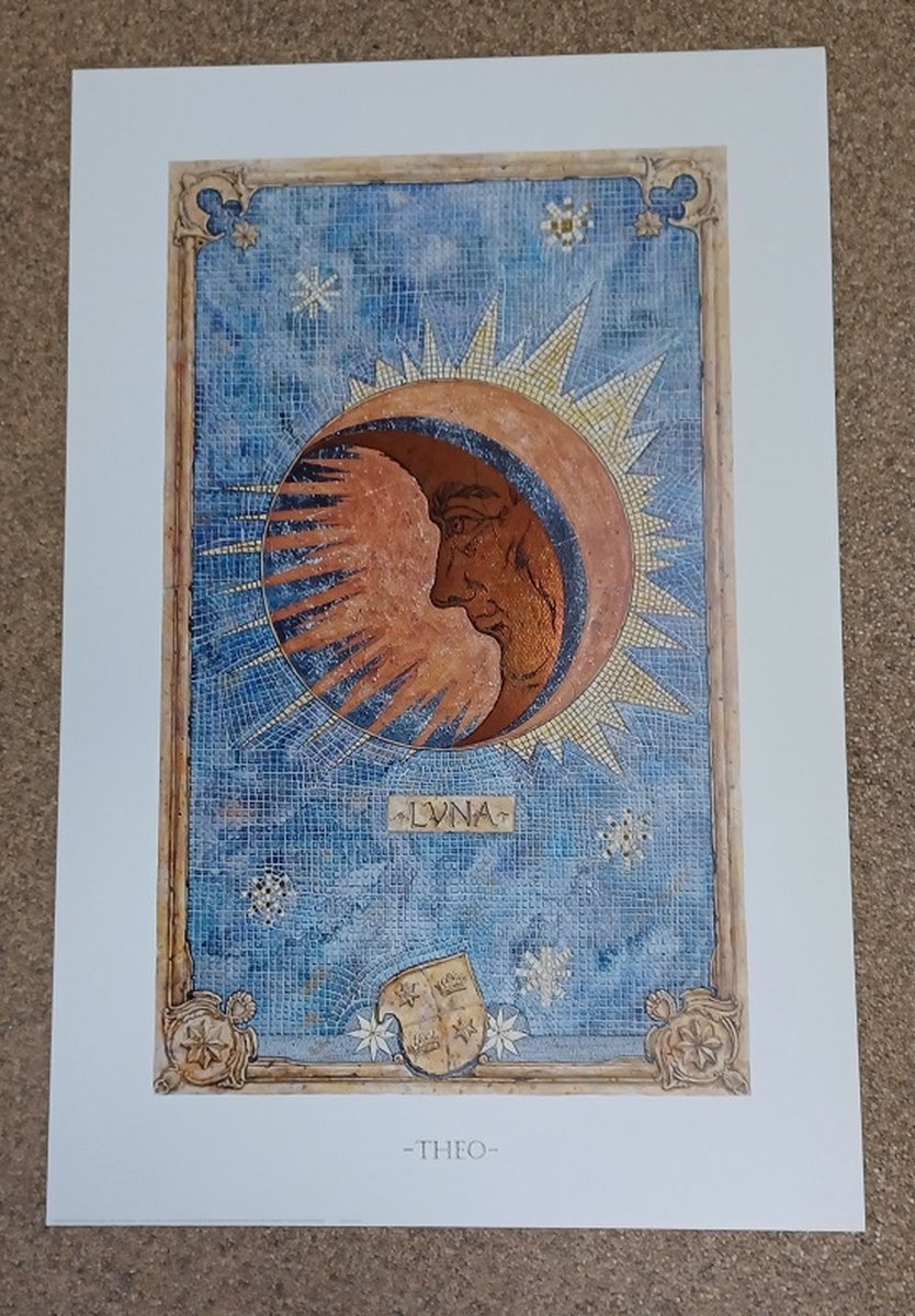 poster Verkerke Theo Schildkamp - Luna 62 x 93 cm