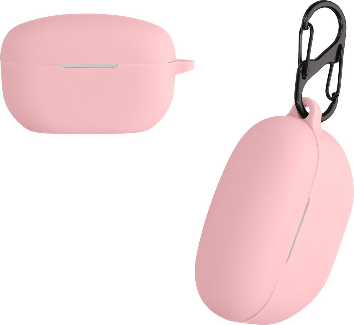 kwmobile Hoes geschikt voor Sony WF-1000XM5 - Siliconen cover voor oordopjes in oudroze – foto 7
