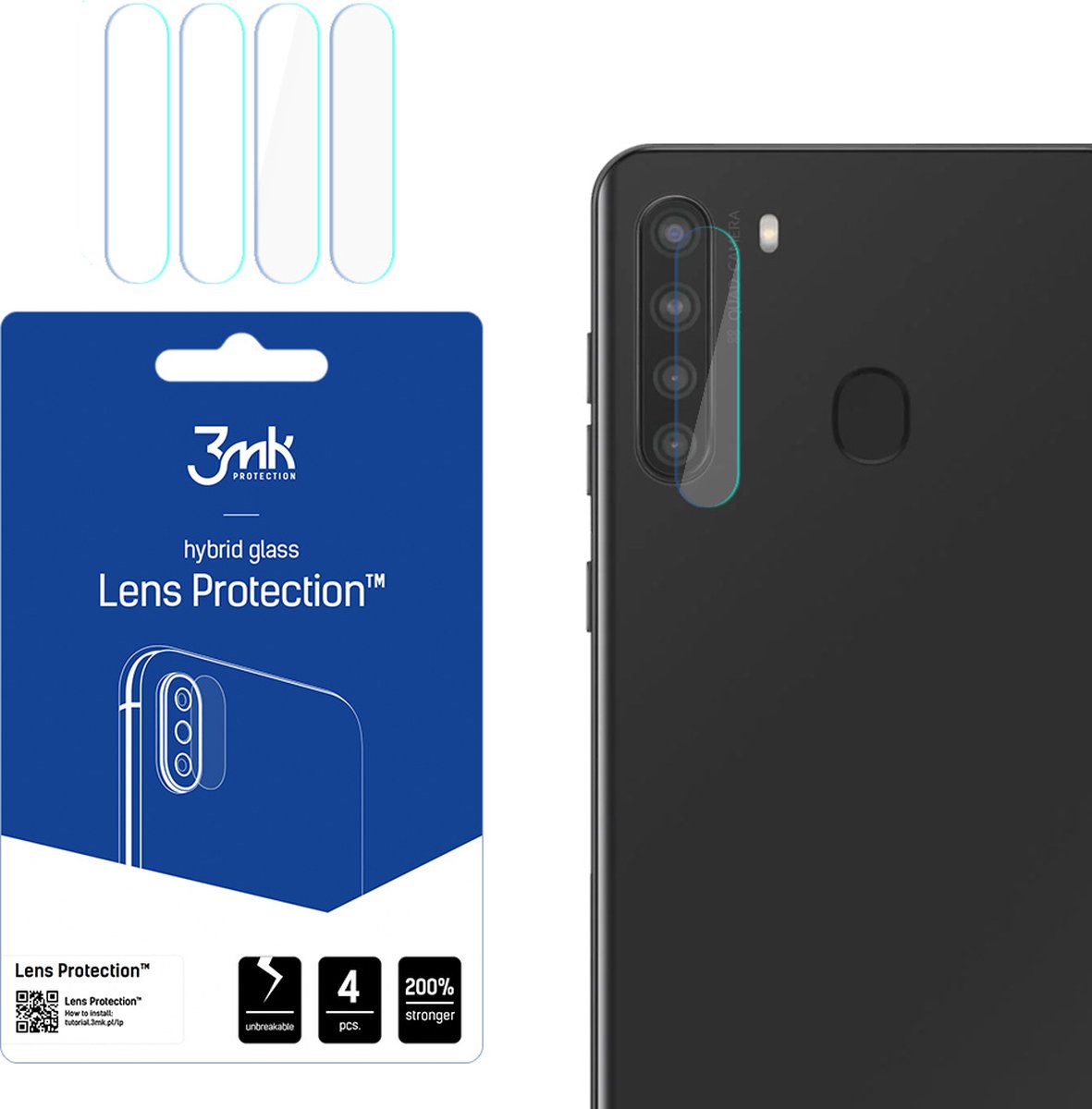Samsung Galaxy A21 - 3mk Lens Protection