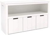 Bibliothèque Enfant - Étagère à livres - Armoire à jouets - Étagères - Support à livres - Meuble de rangement Enfants - Chambre d'enfant - Jouets - 102X33X61 Cm - Bois