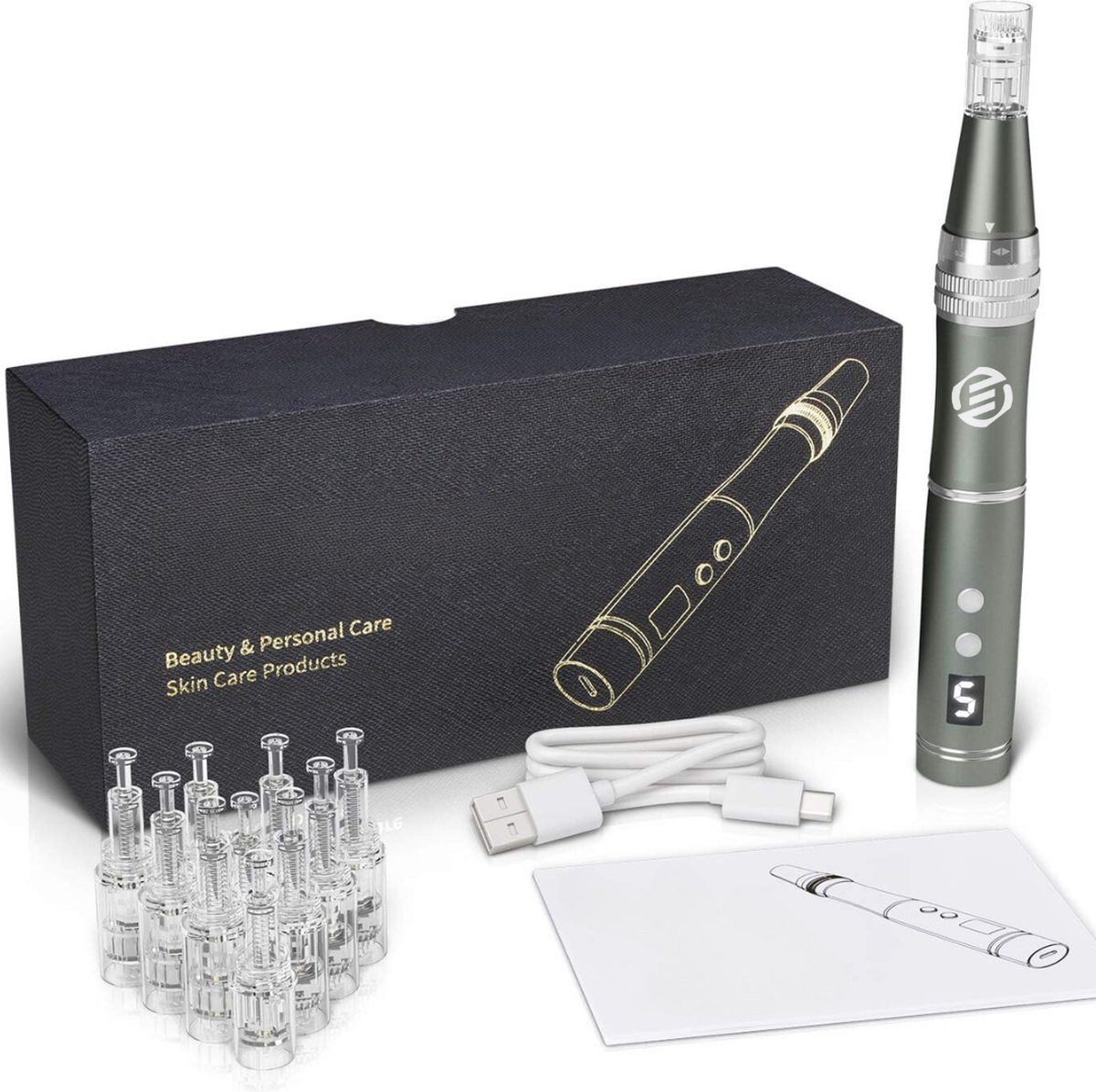 Equivera Laser Plasma Pen - Huidverzorging - Gezicht - Huid - Donkere Vlekken - Sproeten - Pigmentvlekken - Wratten - Tattoo - Moedervlekken - Verwijderaar - Schoonheid - Huidverjonging