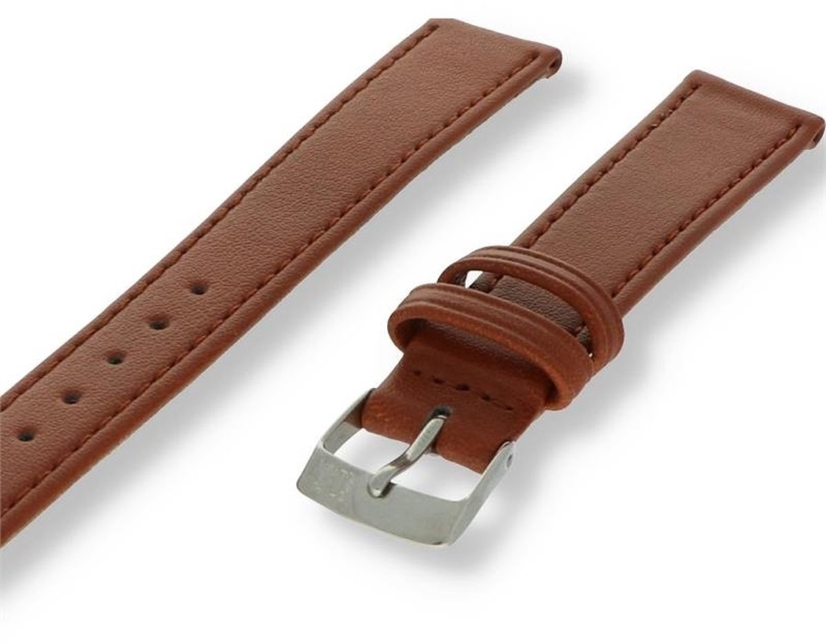 Morellato PMW041POINTE XL Horlogebandje - Leer - Bruin - 14 mm