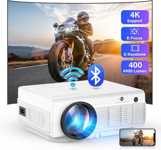 Equivera Draagbare Beamer - Mini Beamer - Draagbare Projector - Mini Projector