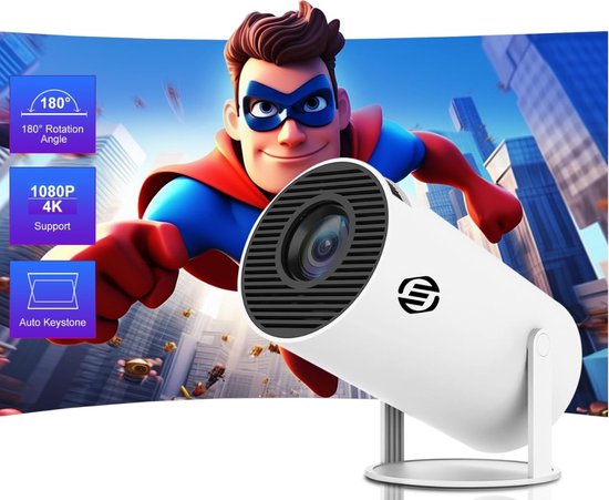 Equivera Draagbare Beamer - Mini Beamer - Draagbare Projector - Mini Projector