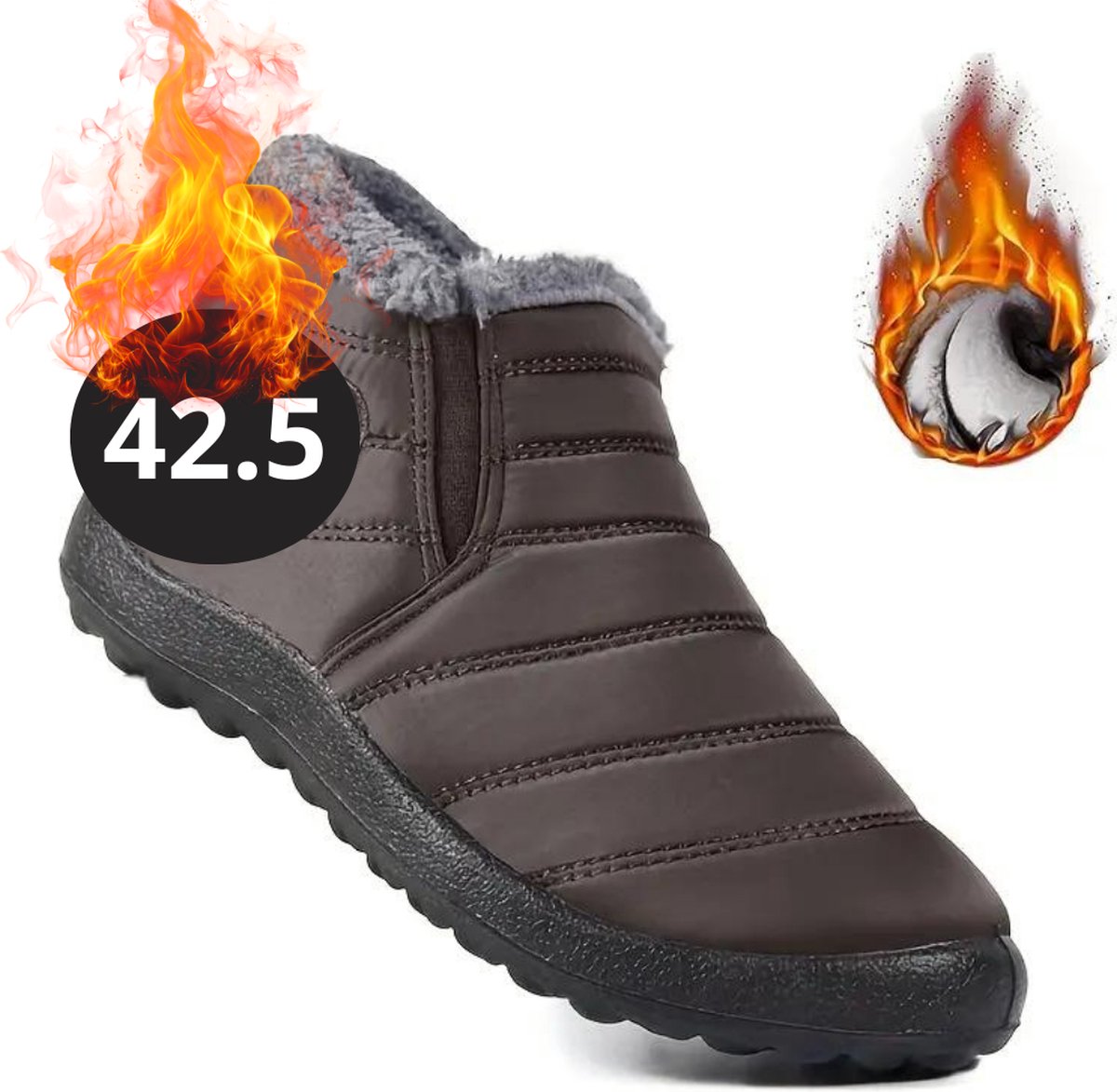 Bovista Snowboots Sneeuwschoenen Sneeuwboots Dames Wintersport Ski Skischoenen – 42.5 Laag Creme