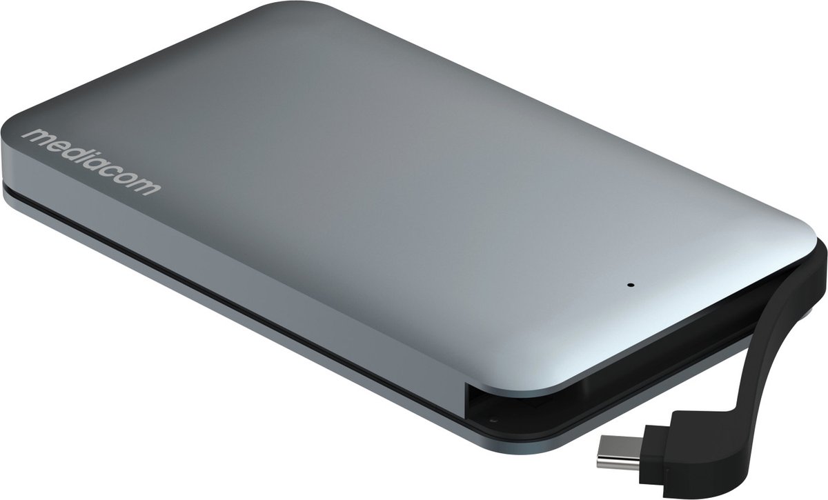 Mediacom MD-S404 behuizing voor opslagstations HDD-behuizing Aluminium 2.5"