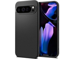 Spigen Liquid Air Hoesje Geschikt voor Google Pixel 9 Pro XL - Back Cover Flexibel TPU Zwart