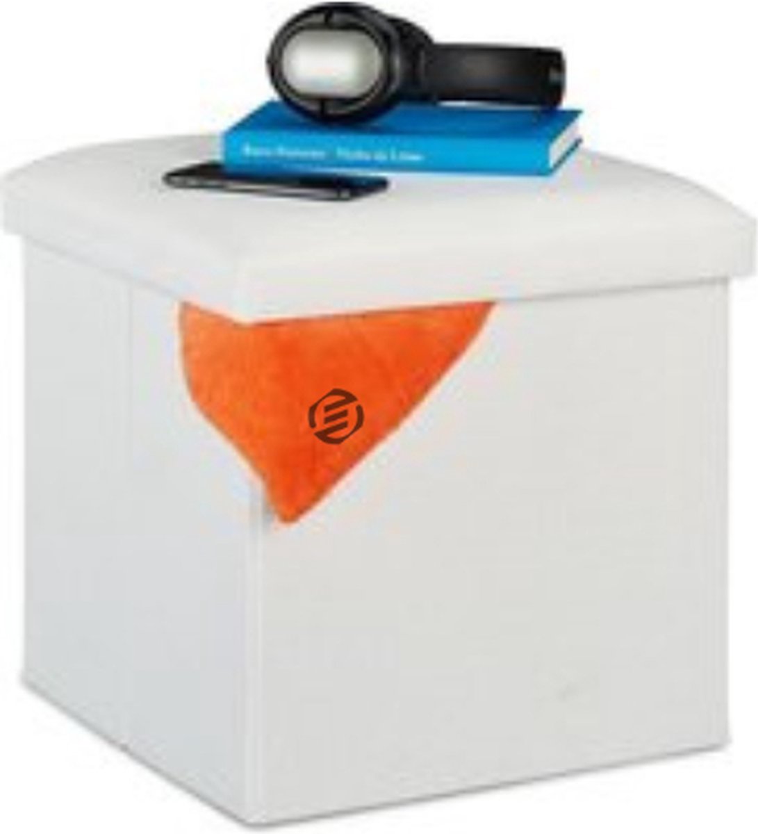 Equivera Voetenbankje Of Poef - Poef - Voetenbankje - Hocker - Voetenbankje Binnen - Poefs