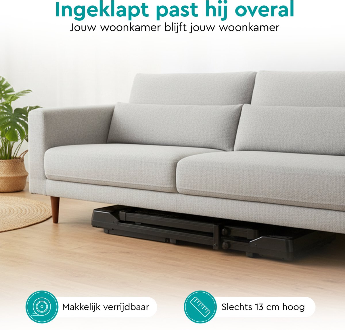 TibaGoods Loopband Pro inklapbaar met helling thumbnail 4