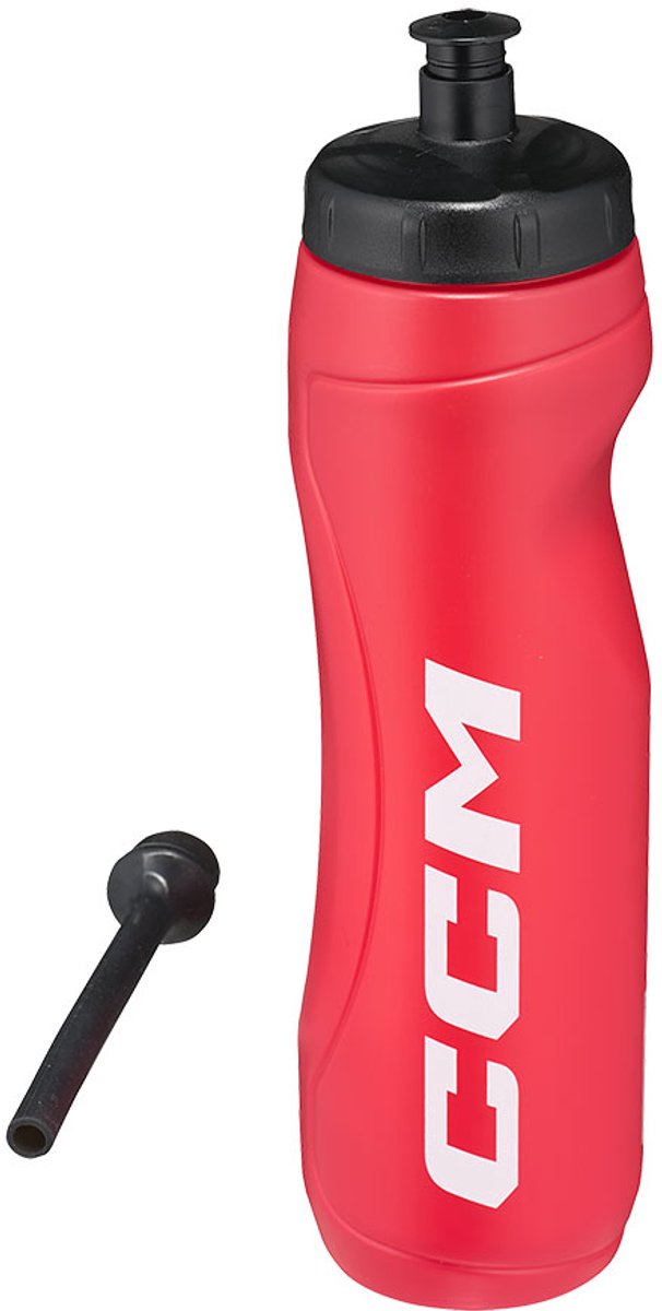 CCM Bidon met Tuit - Rood - 0,9 Liter - IJshockey - Afneembare Tuit