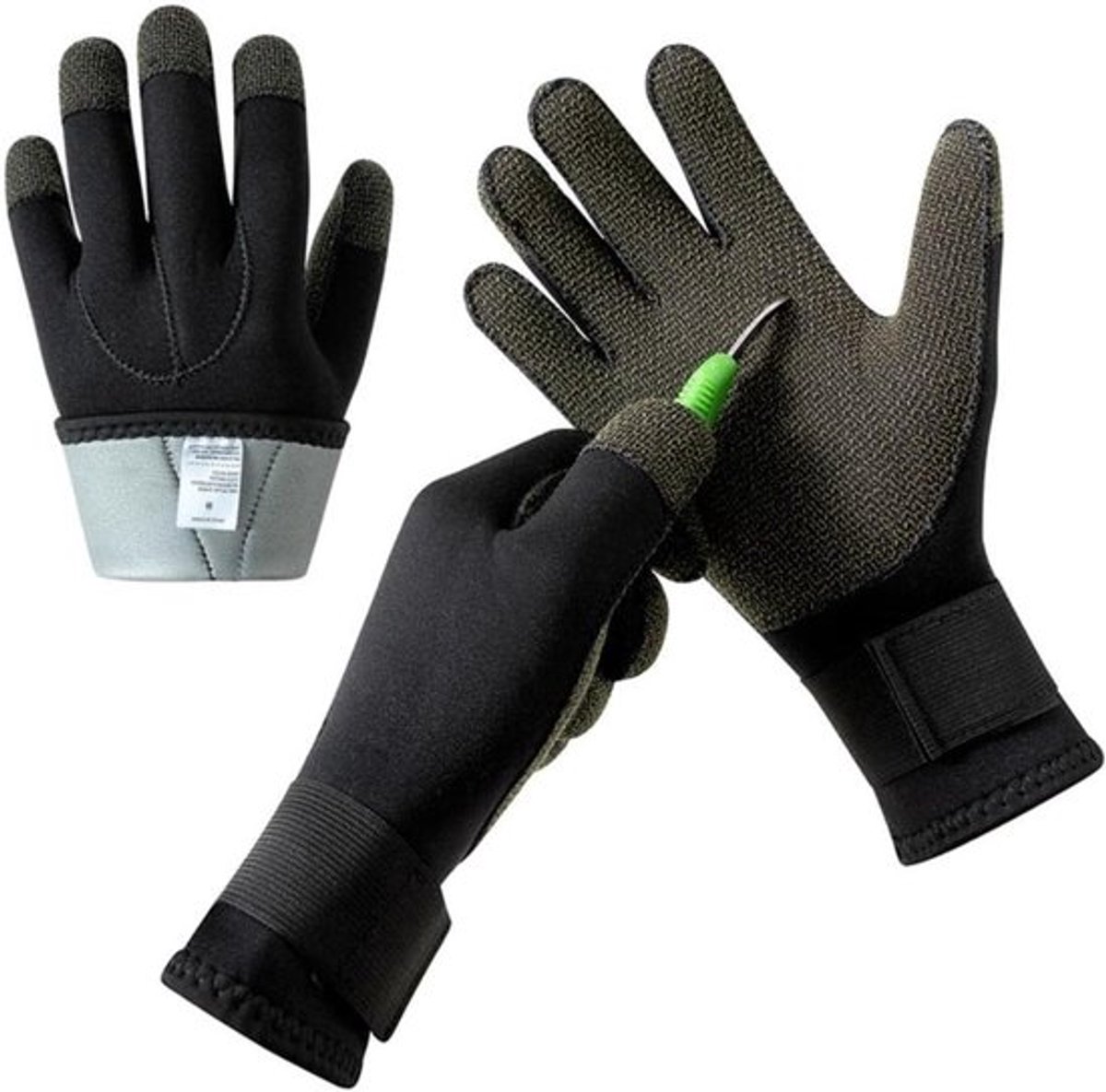 Duikhandschoenen van 3 mm Kevlar voor snorkelen, duiken en speervissen - Snijbestendig, antislip en warmte-isolerend
