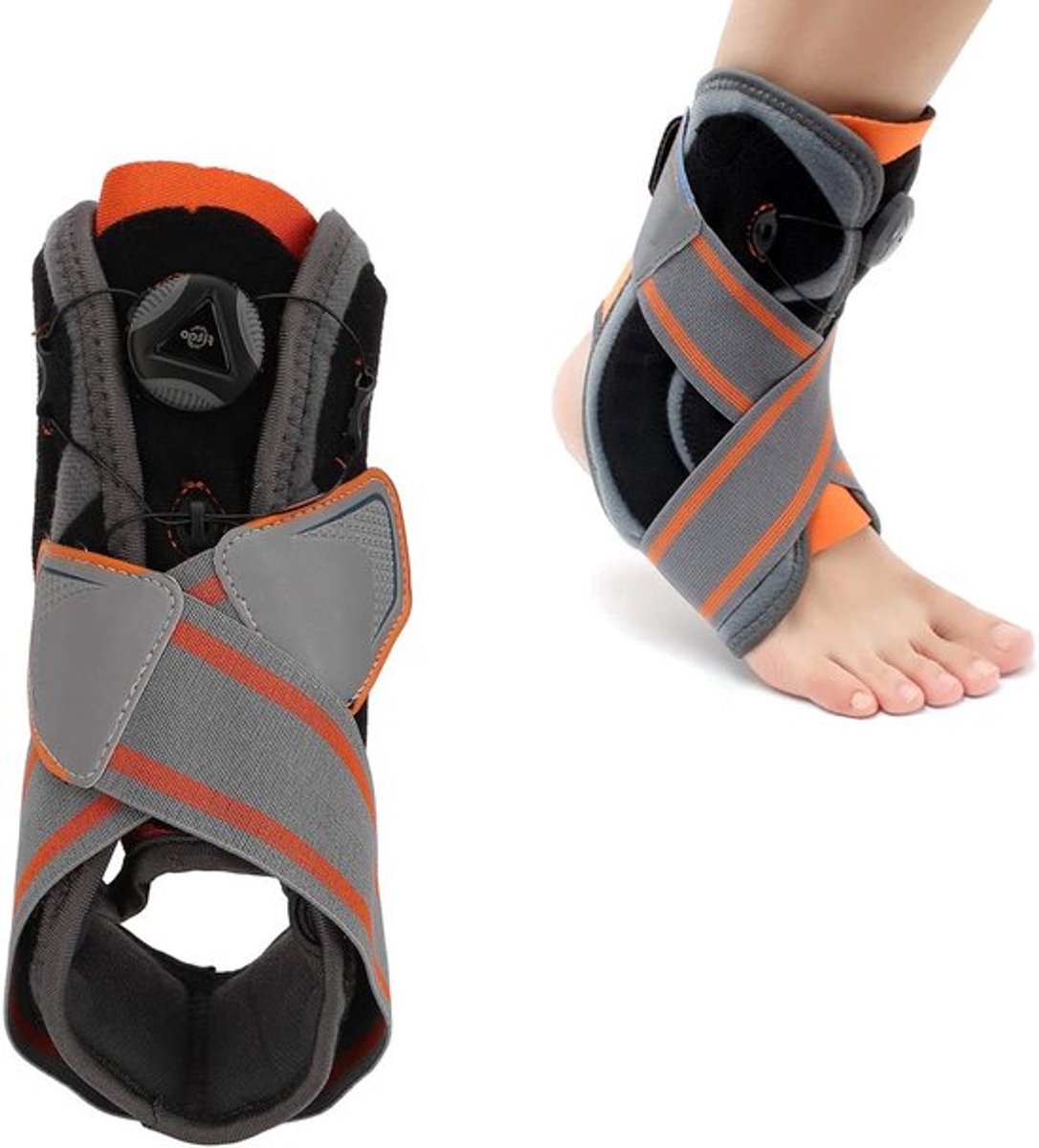 Verstelbare Enkelsteun voor Verstuikte Enkel, Compressiebandage voor Optimale Ondersteuning en Stabiliteit