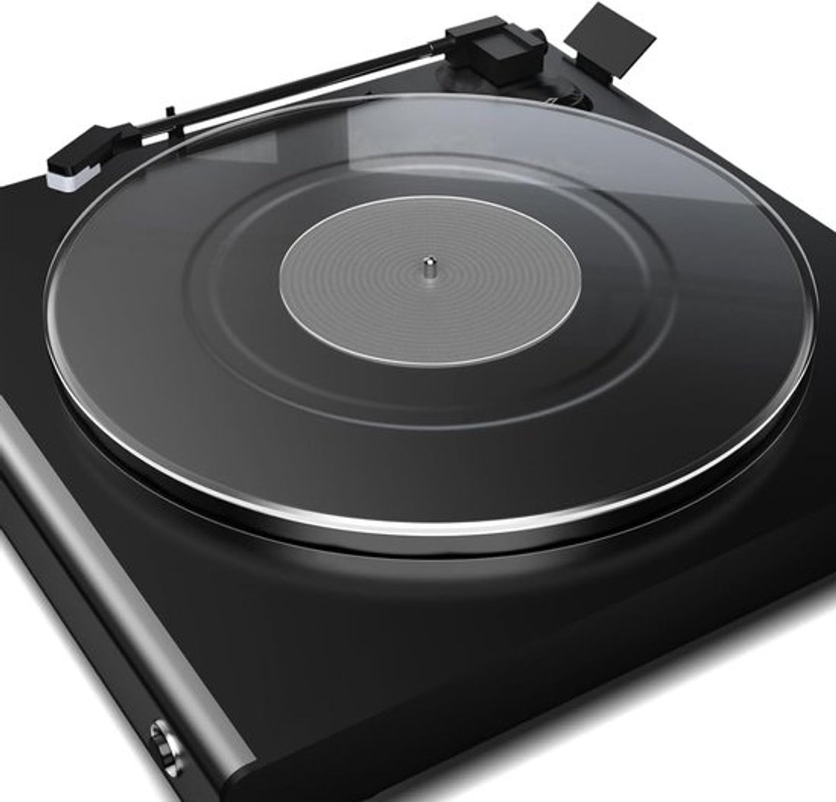 Acryl platenmat voor vintage platenspeler, antistatische slipmat voor 12 inch platen, verbeter geluidskwaliteit en luisterervaring van 33 1/3 en 45 RPM-platen