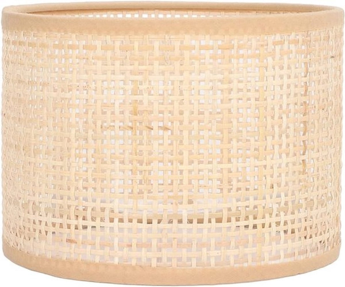 Handgeweven Rattan Lampenkap voor E27 en E14 Fitting - Vintage Lichtdecoratie voor Tafellampen, Vloerlampen en Plafondlampen