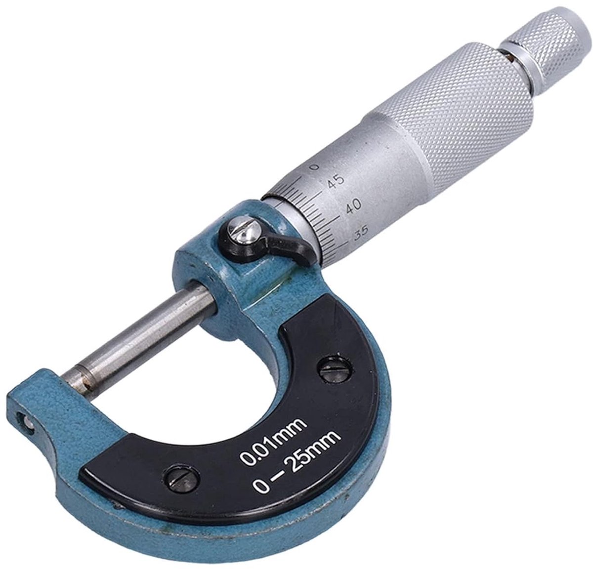 Micrometer 0,01 mm - RVS - Hoge nauwkeurigheid - Ideaal voor materiaalmeting - ShopVlot