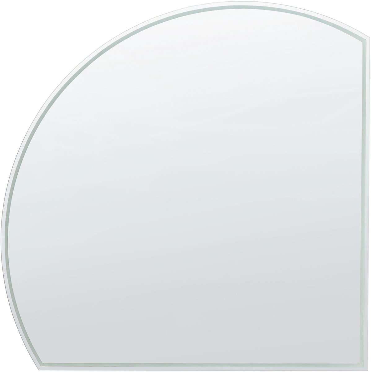 OZENAY - LED-badkamerspiegel - Zilver - Glas
