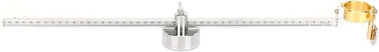 Snijbrander Cirkelsnijder - Toortskompas Geleidewiel - Metaalbewerking Cirkels - Ingebouwde Liniaal - 10-100 cm - Zilver — afbeelding 3