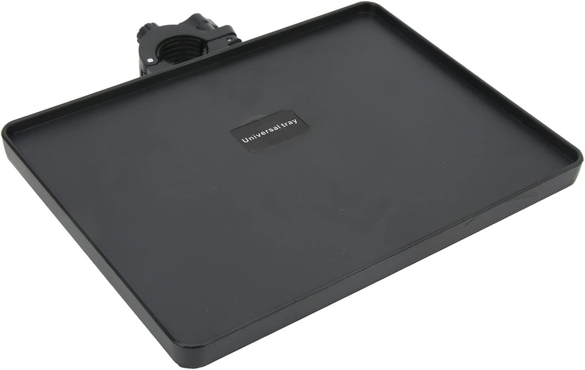 SnelShoppen - Microfoonstandaard Tray, Verstelbare ABS Universele Geluidskaart Tray, Multifunctionele Microfoonstand Rack Houder voor Live Streaming,