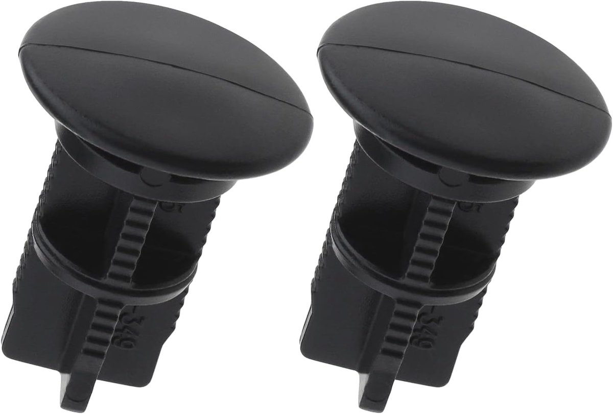 SnelShoppen - Scharnierpen voor Afvalcontainer Deksel, 2 Stuks, 43 mm x 18 mm, Geschikt voor 240 Liter Huishoudelijke of Commerciële Afvalbakken, Kuns