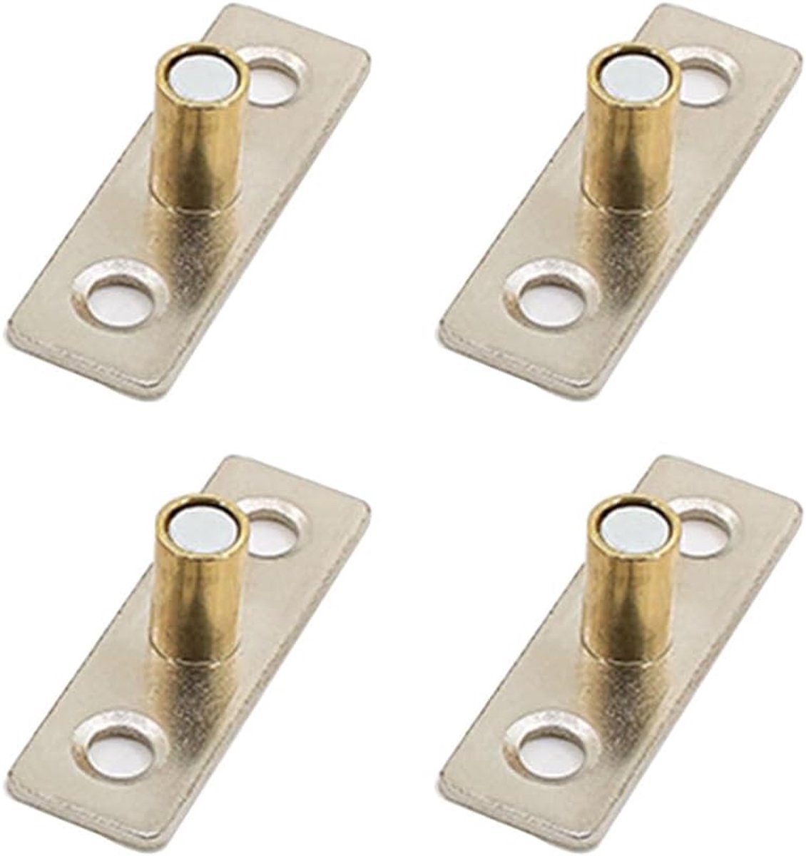 SnelShoppen - Sliding Barn Door Roller Guide - 4 Stuks Metalen Locator Stopper Voor Glazen Schuifdeuren Kasten - 8mm Diameter - Voor Soepele Beweging
