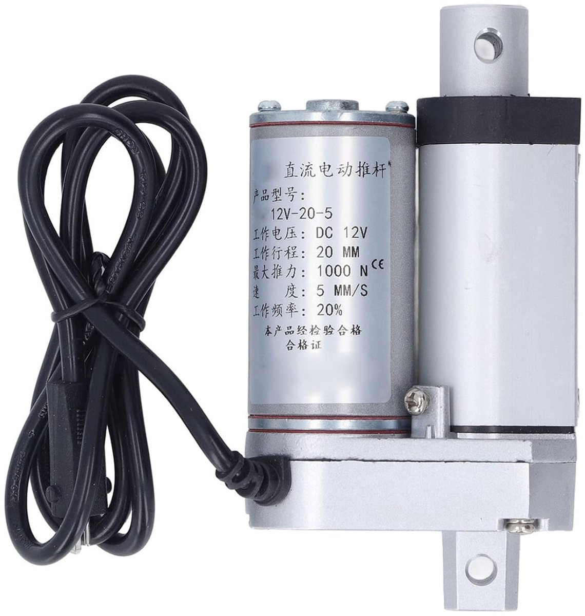 SnelShoppen - Linear Actuator 20MM Slag DC Motor Elektrische Duwstang Telecopische Stang Micro Lift Lineaire Beweging Voor Lift Systemen en Automatise