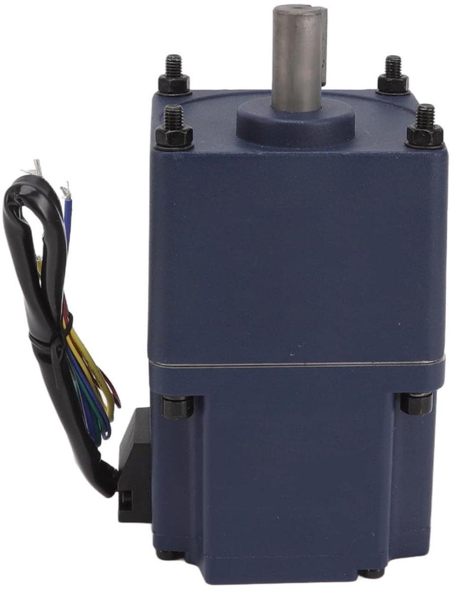 DC Borstelloze Motor - Reductiemotor DC Motor - Automatisering Machines - Gelegeerd Stalen Tandwielen - 200W 24V - Zilver