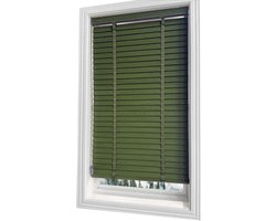 Houten Jaloezieën - Raambekleding Lamellen - Lichtregulering Privacy - Verstelbare Lamellen - 55x160cm - Natuurlijk