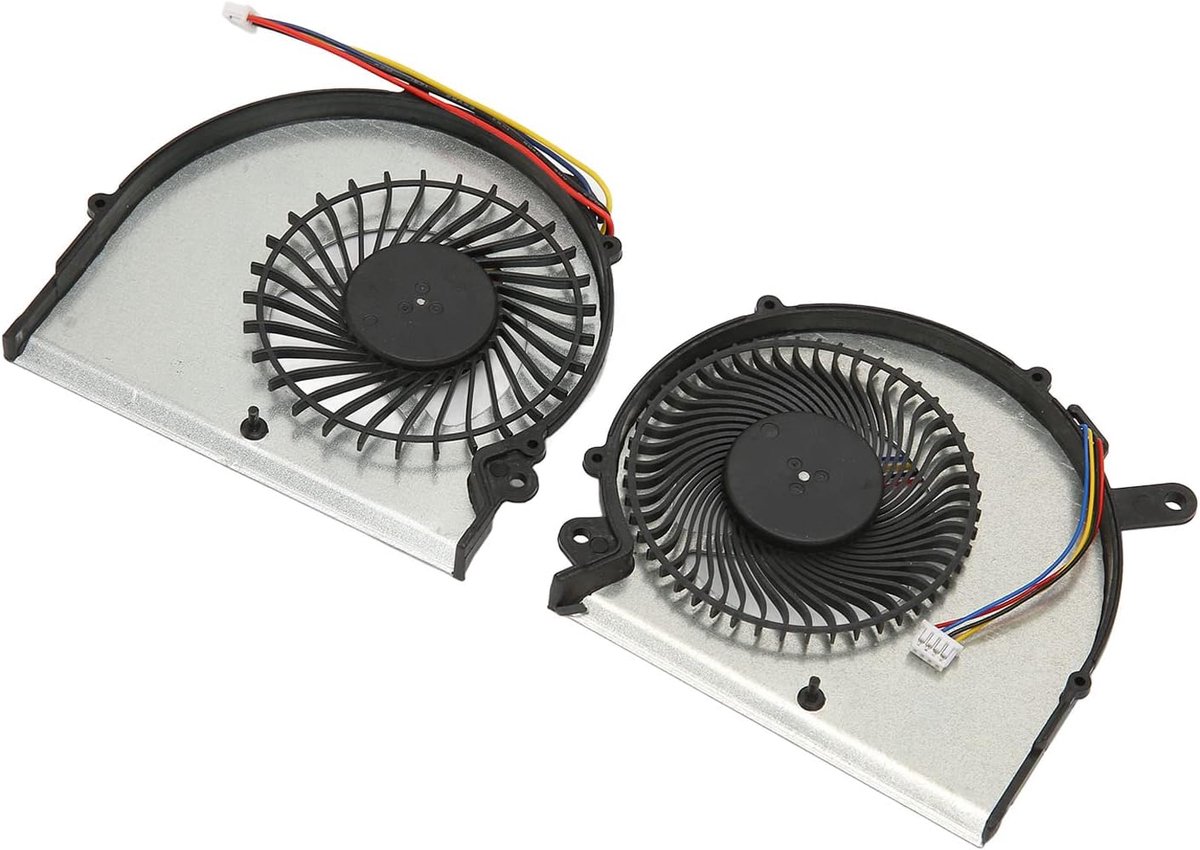 SnelShoppen - 4Pin CPU Koelventilator voor Laptop, Aluminium en ABS, Compact en Lichtgewicht, Geschikt voor AERO 15, 15X, AERO 14, RP64W, RP65W, PR65,