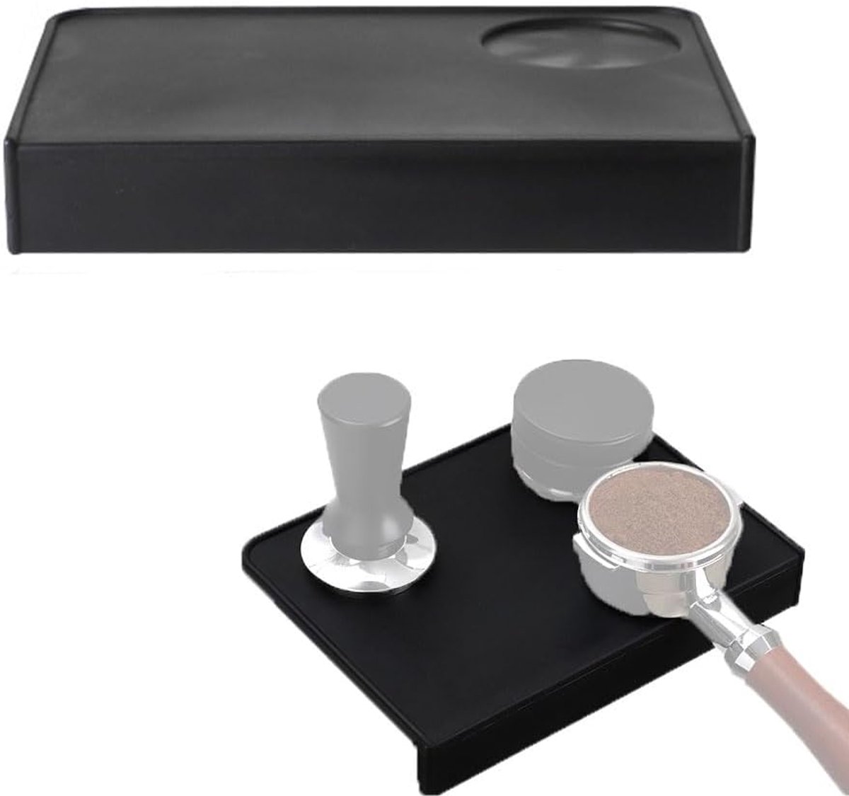 SnelShoppen - Coffee Tamping Mat Tamping Pad van Voedselveilig Siliconen Antislip Werkblad Accessoire voor Koffiezetten - Voor Keuken, Bar en Koffieli