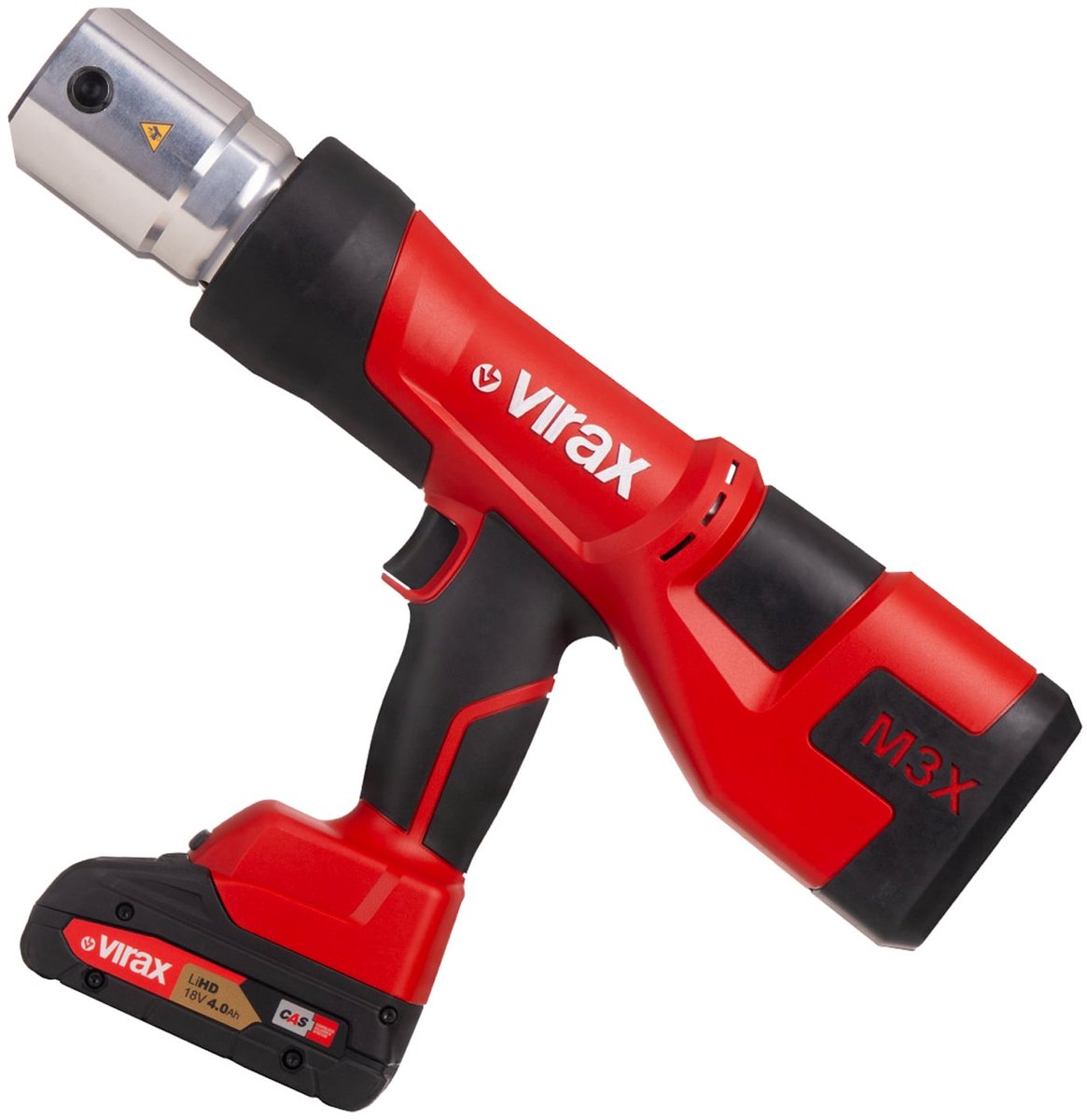 VIRAX Akku-Pressmaschine M3X 32kN 4Ah + Ladegerät CAS - 253211