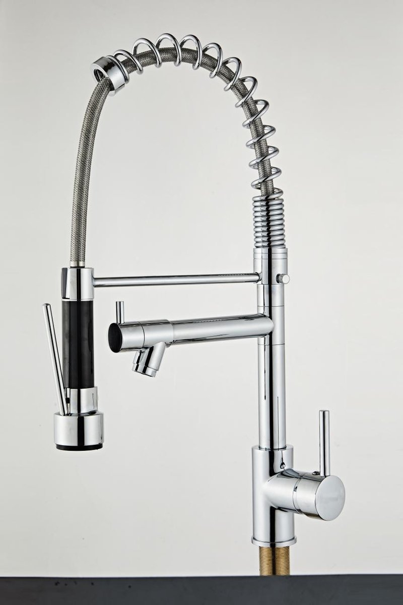 Aquanello Gastro Keukenkraan met Professionele Sproeifunctie Chroom CR-4402-GT