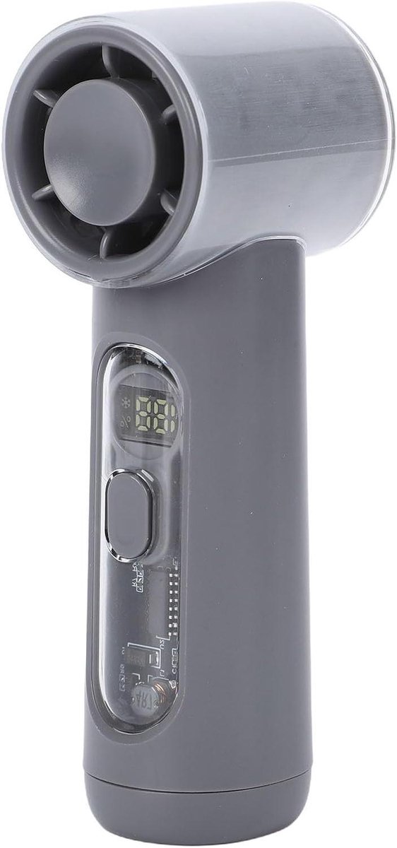 Handventilator USB - Draagbare Ventilator - Persoonlijke Koeling - Stille Werking - 12.3 cm - Wit