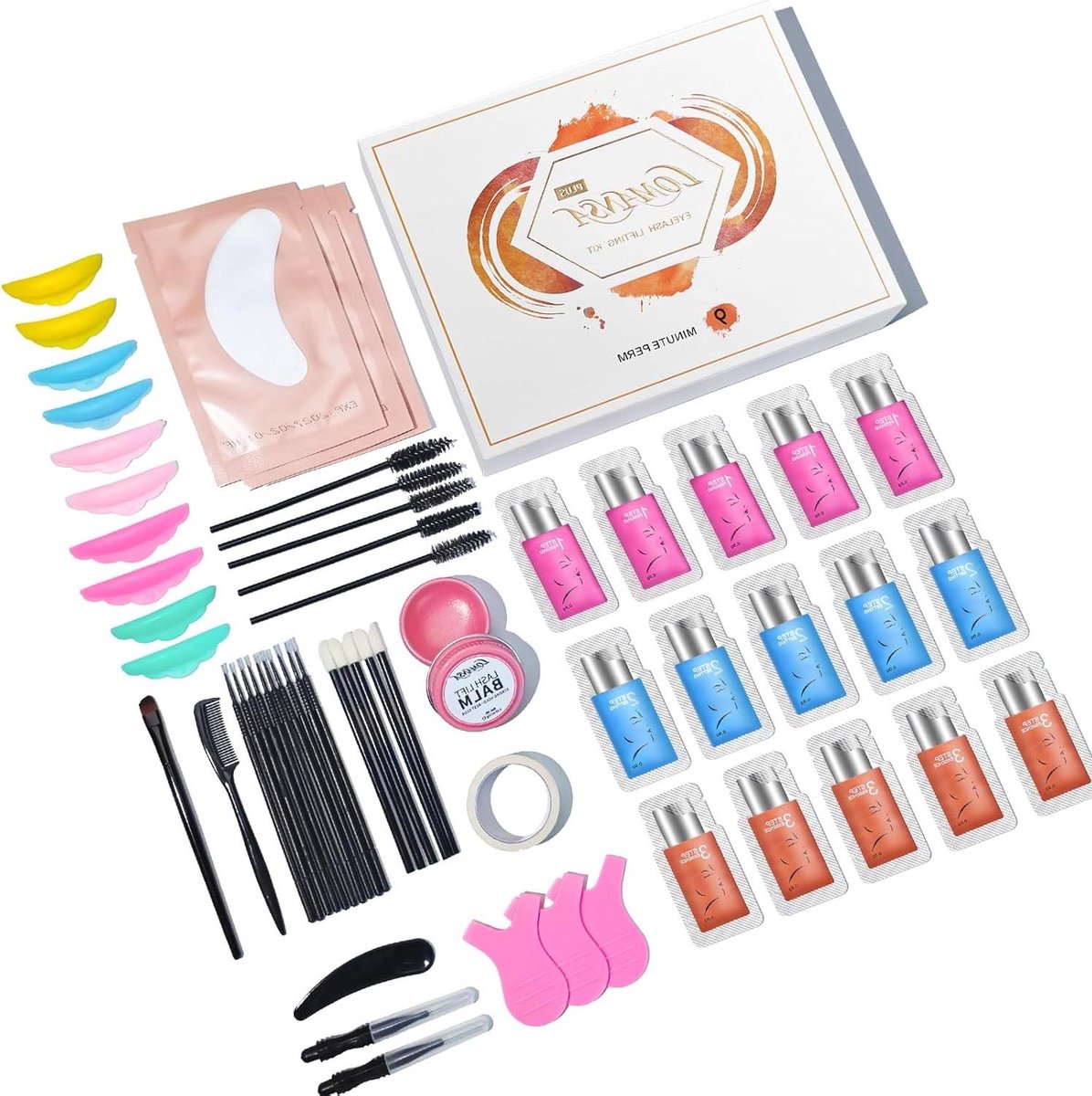 Wimper Lift Kit - Wimper Lamineren - Salon Kwaliteit - Individueel Verzegeld - 5 Stuks - N.v.t.