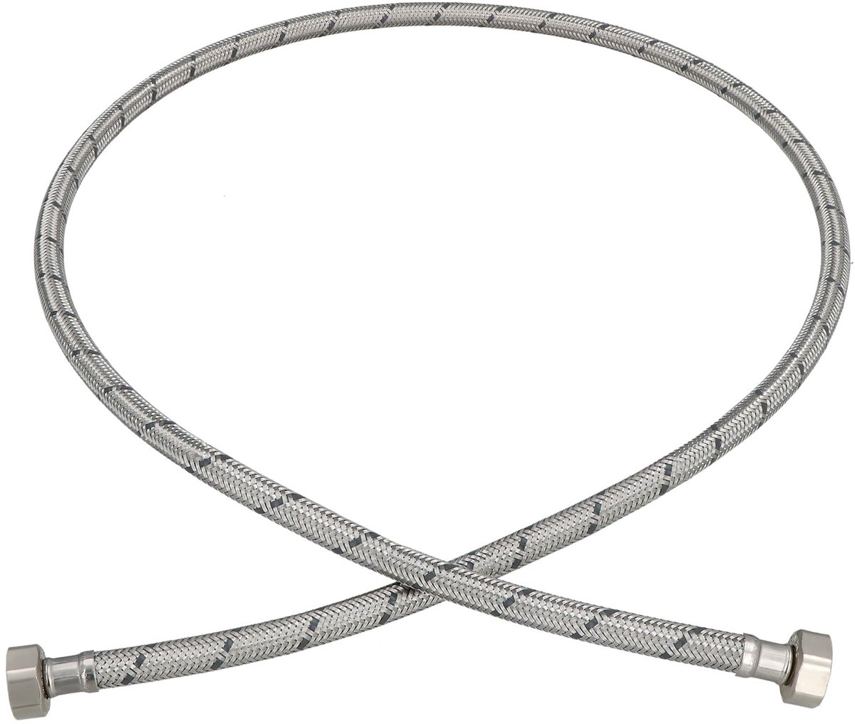 KOTARBAU® Flexibele Aansluitslang 1/2" x 1/2" - Flexibele Kraanslang 140 cm - Sanitaire Aansluitslang - Flexibele Verbindingsslang - Aansluitslang Armatuur - met Roestvrijstalen Vlechtwerk