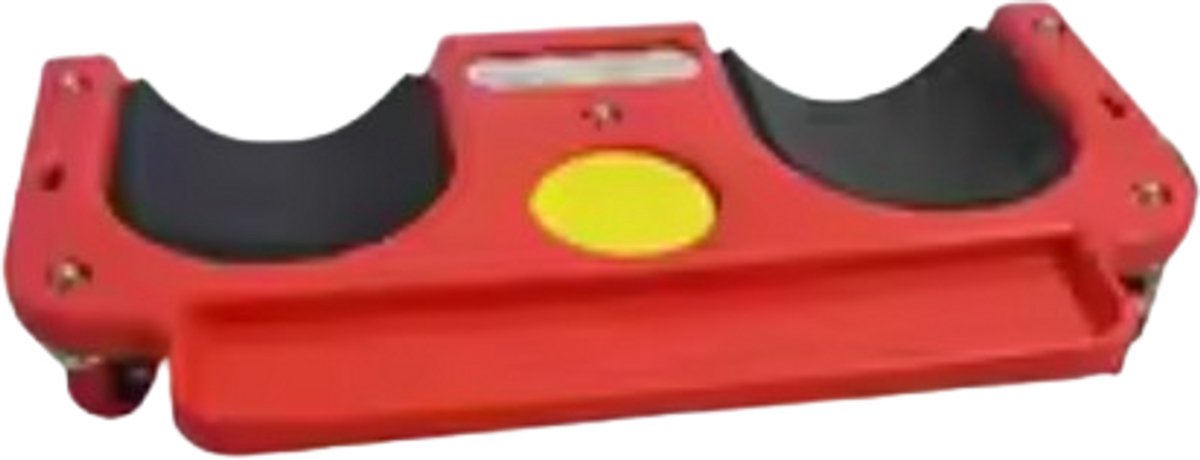 Velori Rollende Kniebeschermer met Wielen - Kniekar voor Tegelwerk - Werkkruk op Wielen - Vloerwerk Knieplank - Gereedschapshouder - 50,3 x 25,8 cm
