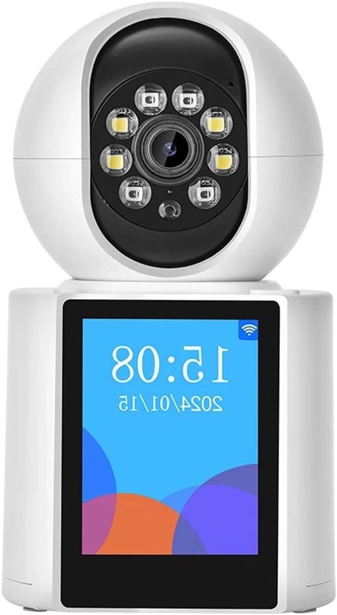 Video Intercom Camera - Babyfoon Wifi Camera - Thuisbewaking - Automatische Tracking - 28 inch scherm - Wit