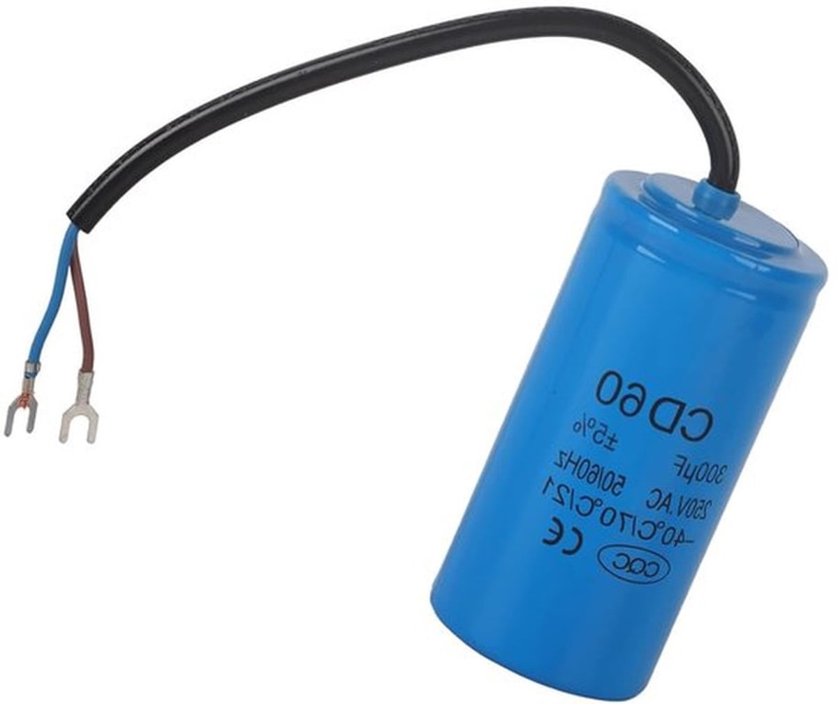 Explosie-veilig 300uF condensator voor motoren, koelkasten en airconditioners - Temperatuurbereik -40°C tot 70°C, betrouwbare elektronische component voor waterpompen en generatoren