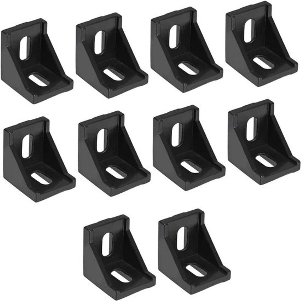 10 Stuks Aluminium Hoekbeugels, 38.5mm x 38.5mm, Voor 4040 Serie Aluminium Profiel, Stevige Verbinding en Montageoplossing