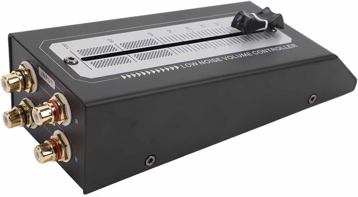 Volume Controller - Passief - Hoogwaardige metalen constructie - Ideaal voor thuistudio - ShopVlot