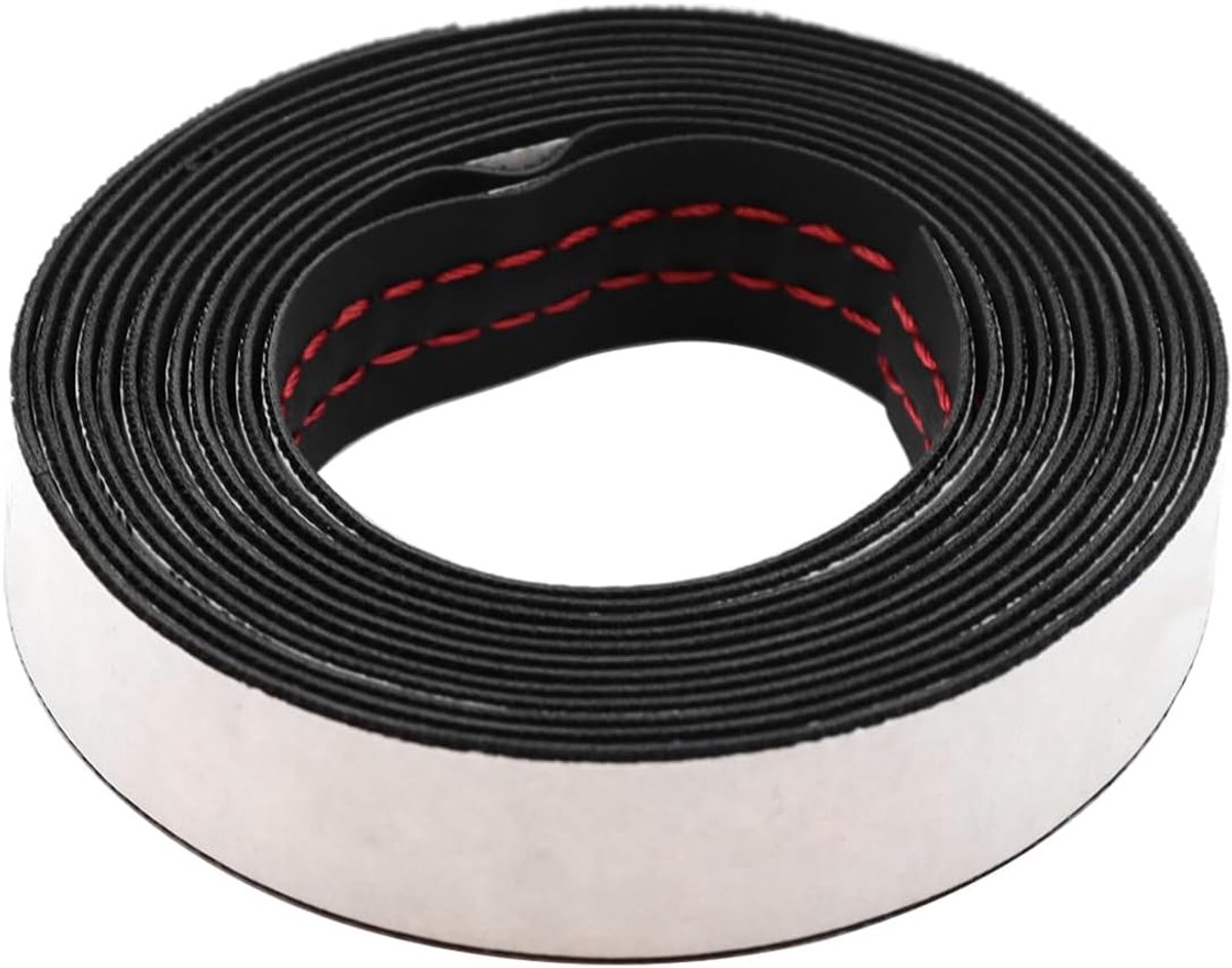 SnelShoppen - Auto Decoratieve Strips 2M - Interieur Trim Strips - Versier Tape Voor Auto Accessoires - Leer Met Netjes Stiksel - Universeel Gebruik -
