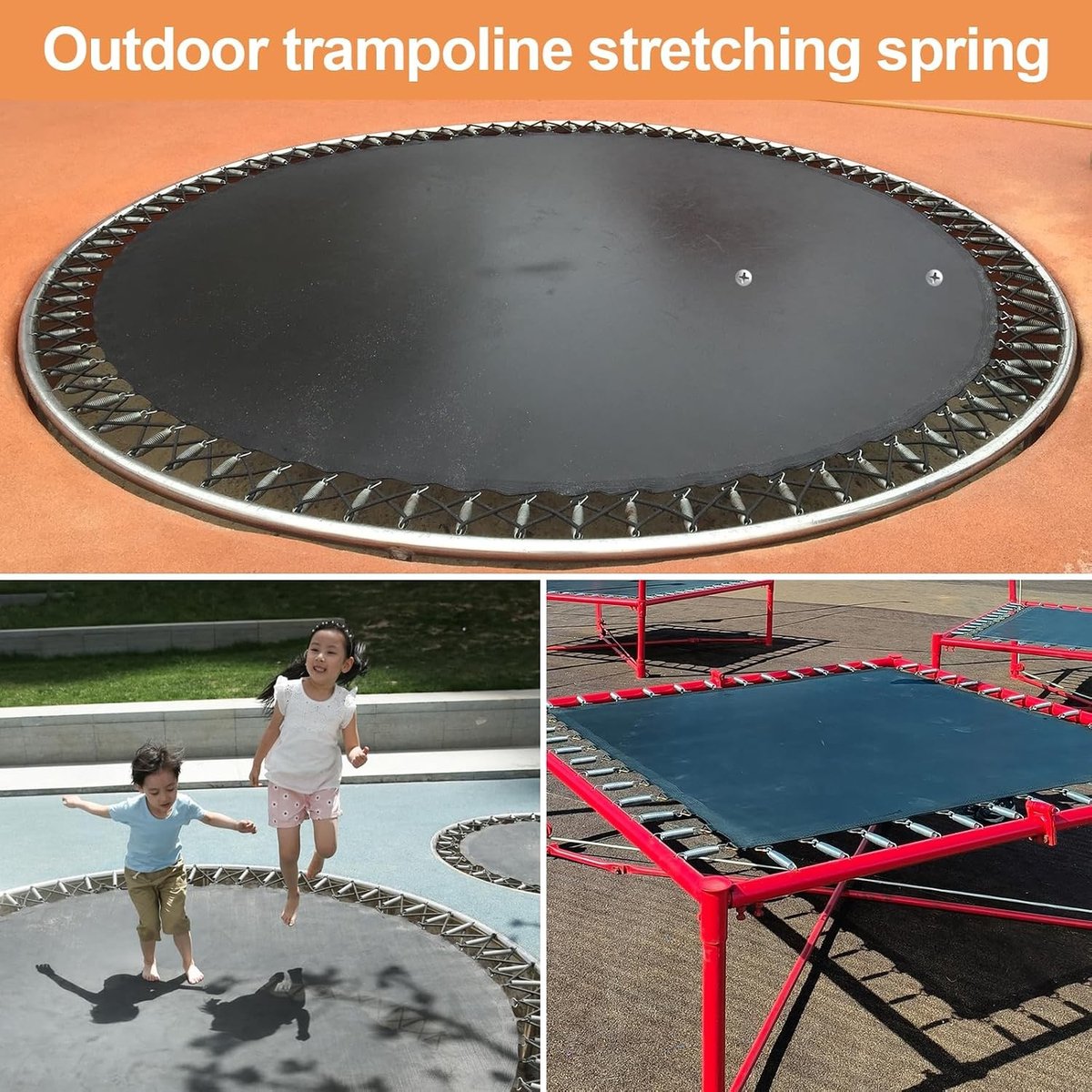 Vervangende Trampoline Veren - Zilver - 5,5 Inch - Hoogwaardig Verzinkt Staal - Voor Trampolines van 240 tot 426 cm Ø
