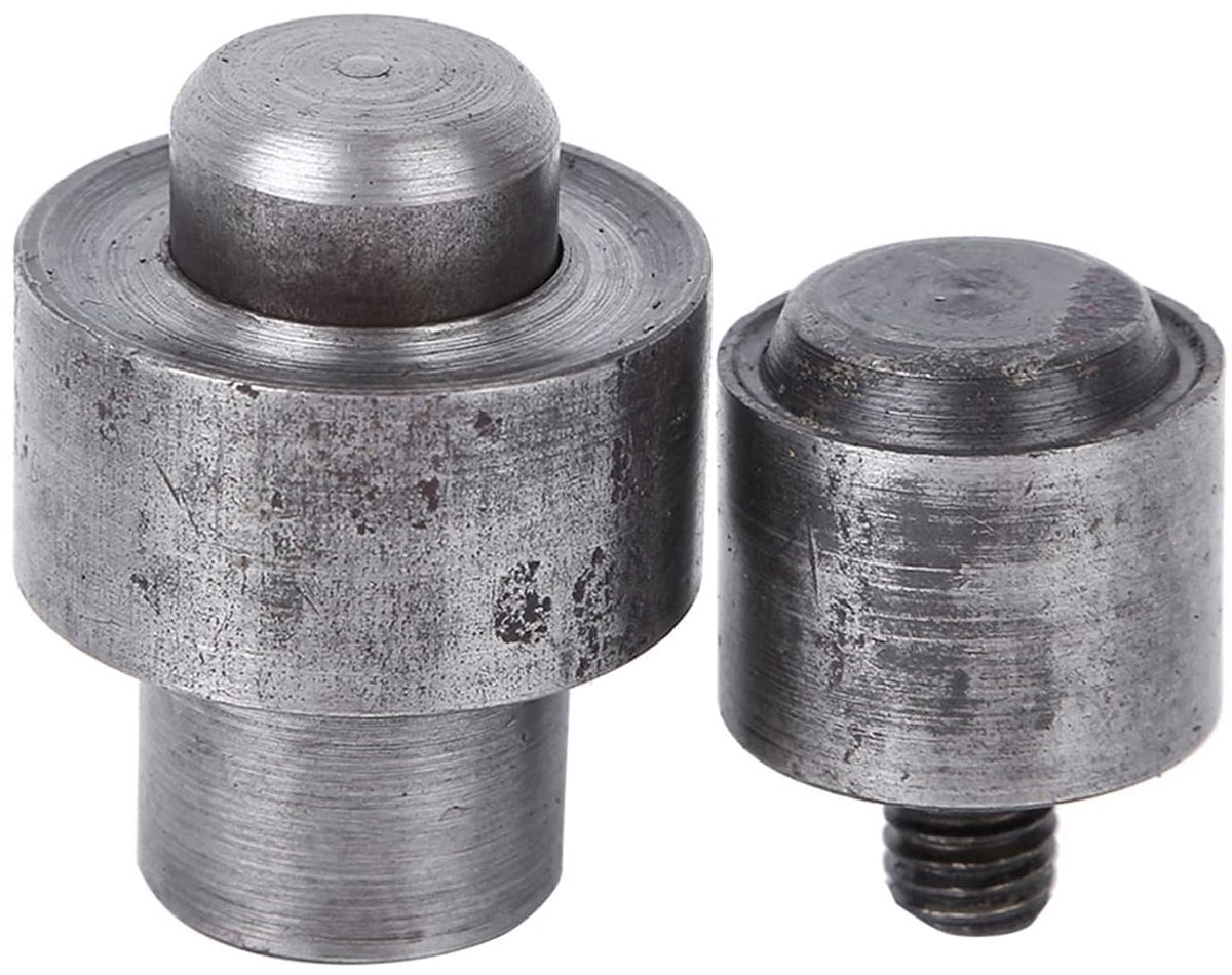 SnelShoppen - Grommet Press Eyelet Puncher - Handpers Grommet Setter Die Kit voor Luggage Straps 17mm - Hoogwaardige Staal, Duurzaam, Precisie Ontwerp