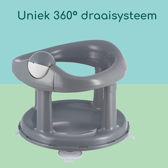 Draaibaar Badzitje, Badzitje, Ergonomisch, 6 maanden tot 12 maanden, Max. 10 kg, Grey van Munchkin — afbeelding 5
