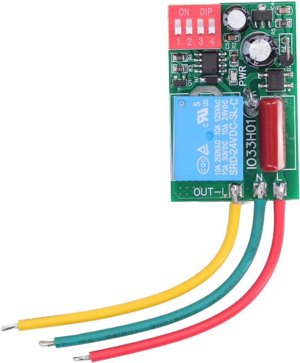 SnelShoppen - Timer Relay Switch met Instelbare Vertraging, 16 Modi, LED Indicator voor Lampen, Ventilatoren, Motoren, Koelers, 110-220V AC