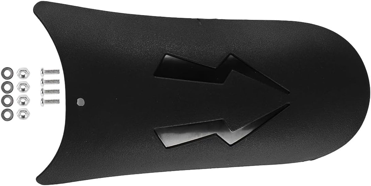 SnelShoppen - Motorfiets Verlengde Voorvork Spatbord Achterwiel en Voorwiel Verlengd Spatbord Motorfiets Spatbord - Duurzaam PP Materiaal, Eenvoudige
