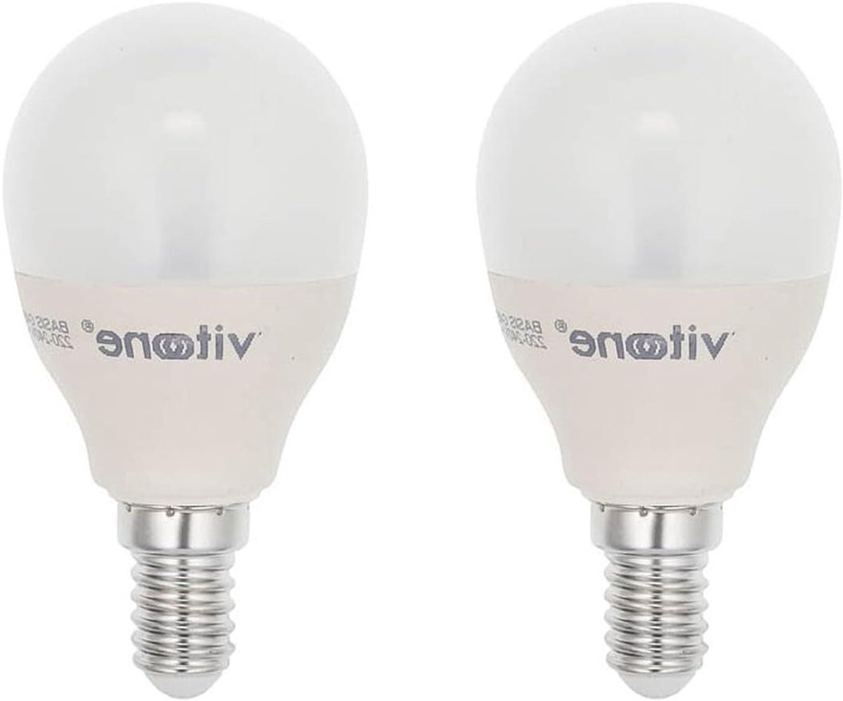 LED Kogellamp - Kogellamp E14 - Verlichting Thuis - Energiezuinig - Ø45mm - Transparant