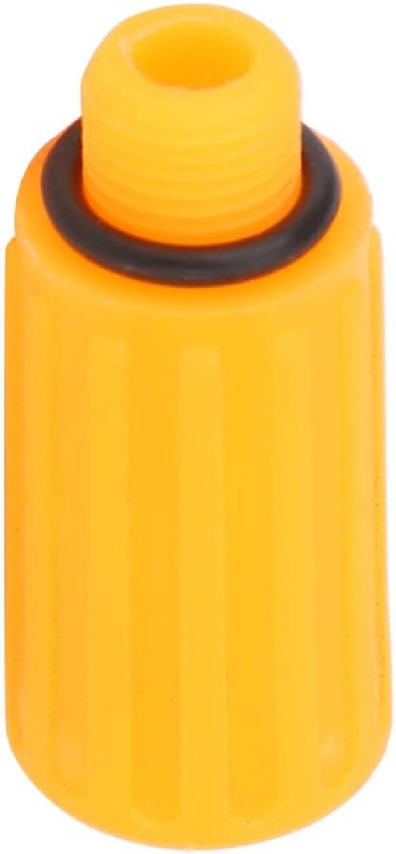 SnelShoppen - 5 Stuks Oranje Respirator Stang Vent Kap voor Luchtcompressor, Vervangingsonderdelen voor Compressorpomp, 9mm Maat, Perfect voor Klussen