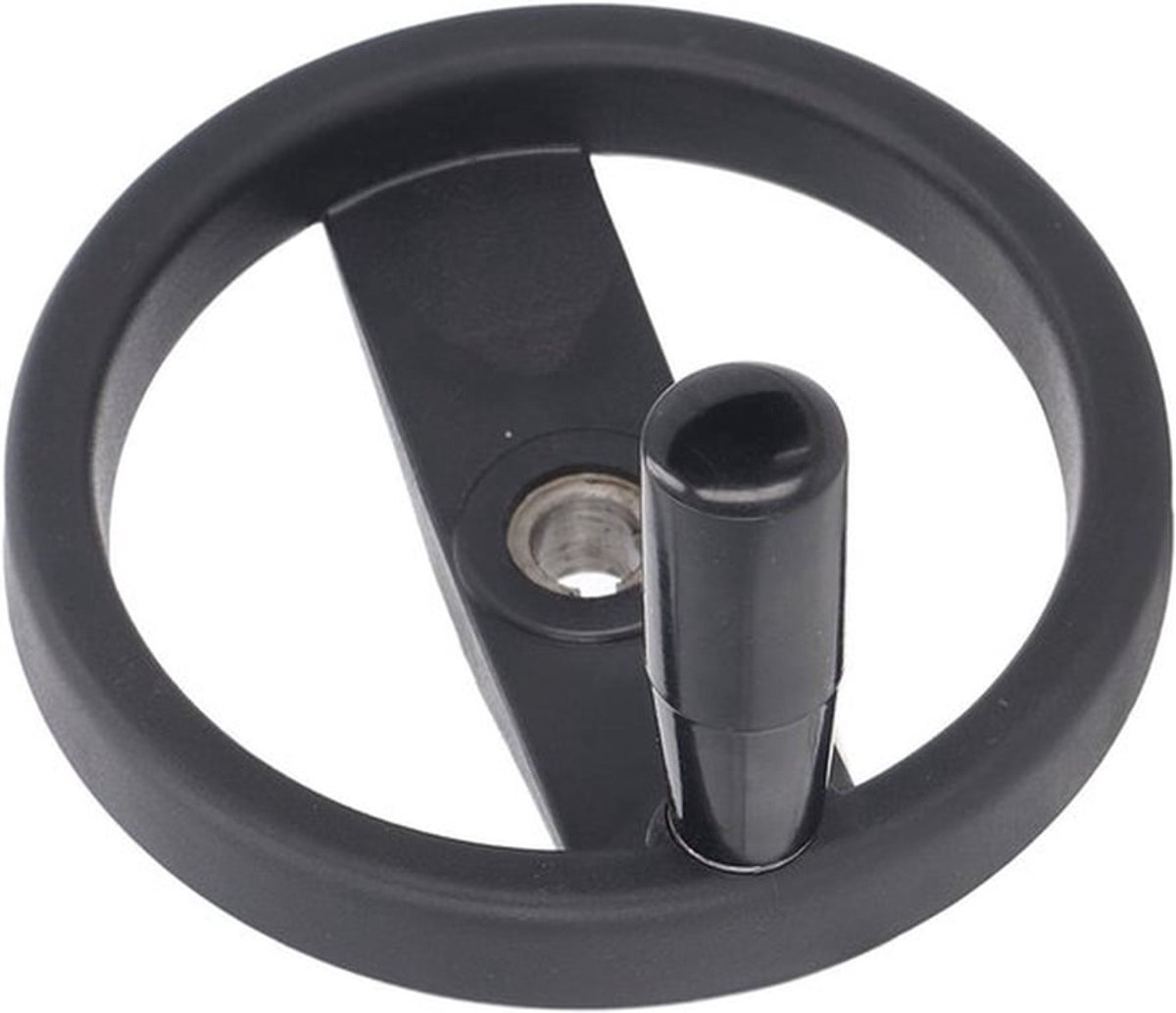 Handwiel voor Draaibank met Draaihendel, 16mm Middenopening en 160mm Buitendiameter, Geschikt voor Freesmachines en Industrieel Gebruik