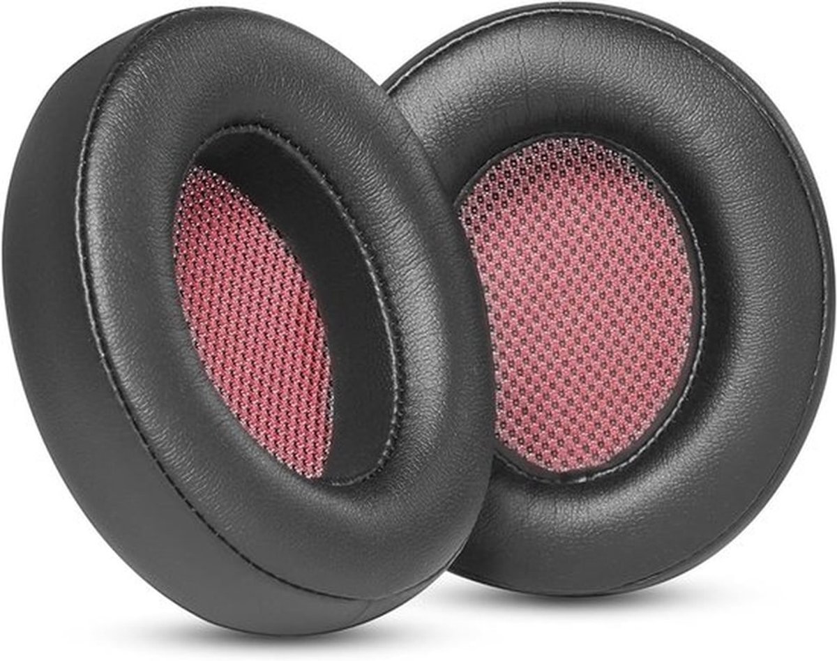 Vervangende Oorkussens voor Draadloze Noise Cancelling Hoofdtelefoons - Comfortabele Stereo Oorkussens in Rood voor Optimale Geluidskwaliteit